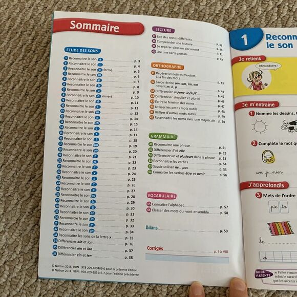 Bundle Of 8 French Activities Book Mathematics And Reading - Picture 6 of 8